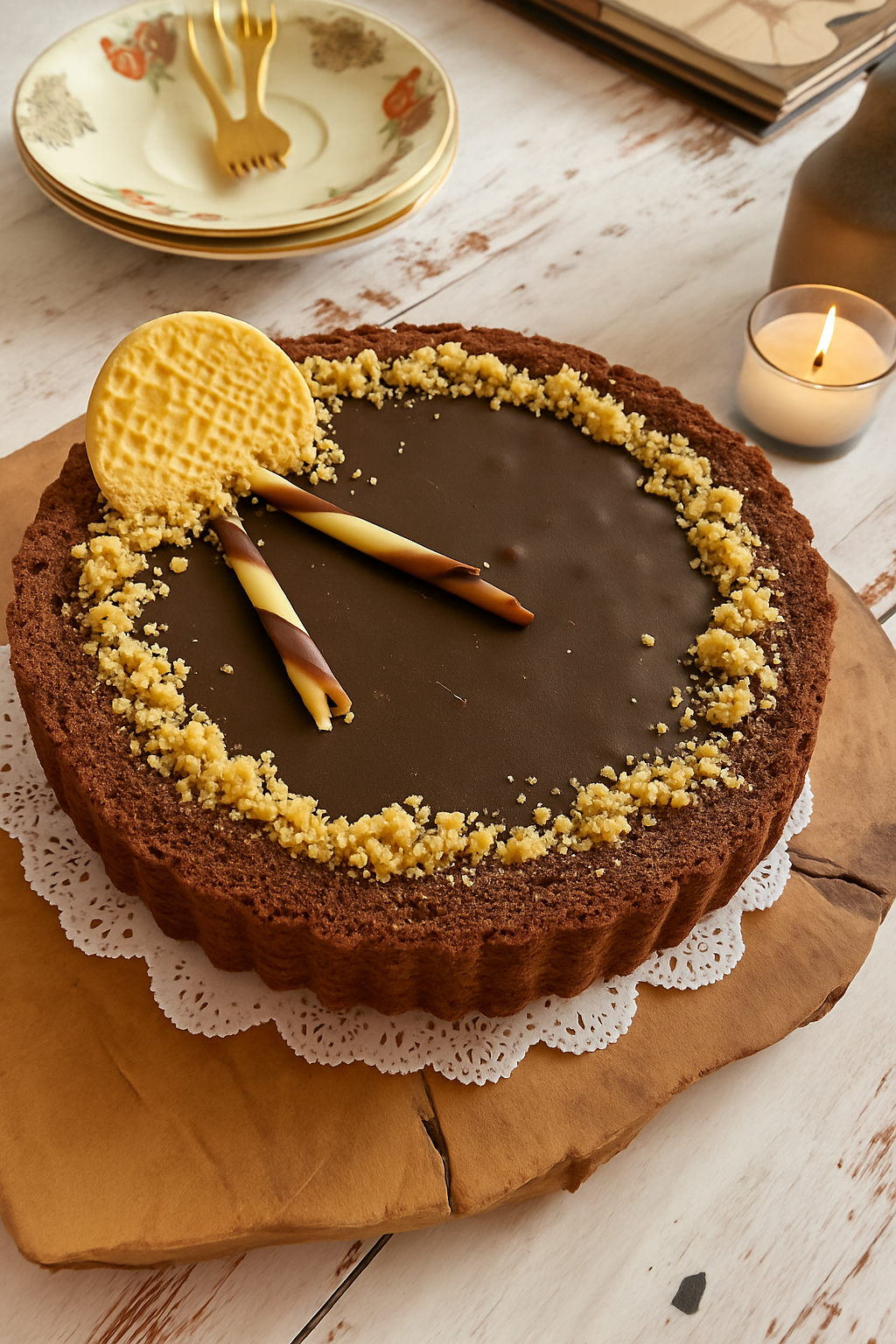 Chocolate Stroopwafel Cake